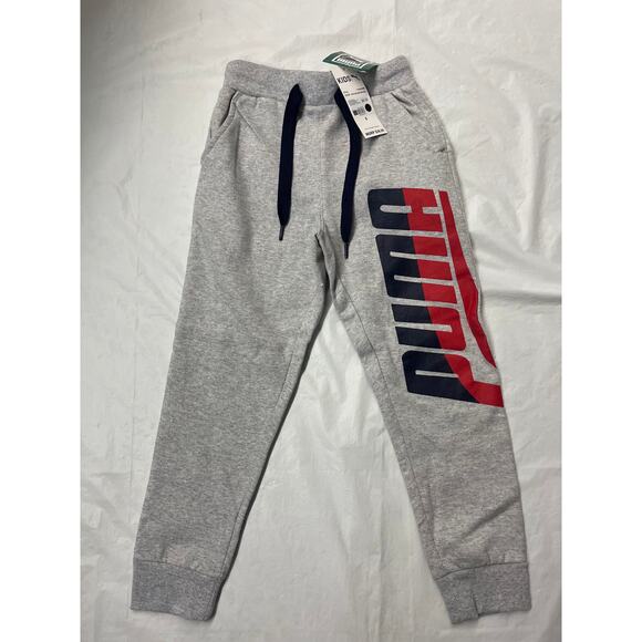 PUMA Big Boy Gray Sweatpants Kids Size 6 New - Picture 10 of 10